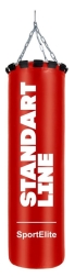 Мешок боксерский SportElite STANDART LINE  70см, d-30, 25кг, красный