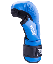 Перчатки для рукопашного боя HSIF RF3212, 12oz, к/з, синий Перчатки для рукопашного боя HSIF RF3212, 12oz, к/з, синий