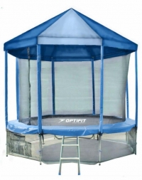 Батут OPTIFIT Like Blue 10ft 3,05 м с синей крышей, фото 1 Батут OPTIFIT Like Blue 10ft 3,05 м с синей крышей, фото 1