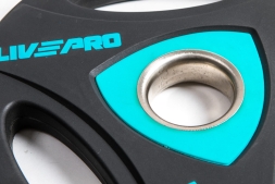 Олимпийский диск в уретане LIVEPRO Urethane Training 10 кг, фото 3