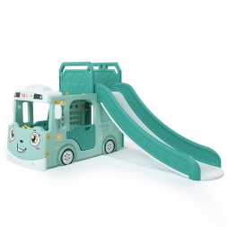 Горка + игровая зона "Автомобиль" PS-049-М ментол, фото 1