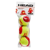Мяч теннисный HEAD T.I.P Red, арт.578113,уп.3 шт, фетр,нат.резина,желто-красный Мяч теннисный HEAD T.I.P Red, арт.578113,уп.3 шт, фетр,нат.резина,желто-красный