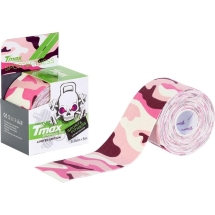 Тейп кинезиологический Tmax Pattern Pink (5 см x 5 м), арт 423426, рис. камуфляжный, роз-крас-бел Тейп кинезиологический Tmax Pattern Pink (5 см x 5 м), арт 423426, рис. камуфляжный, роз-крас-бел
