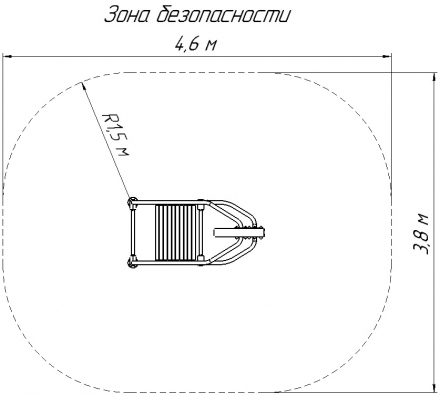 Беговая дорожка уличная Линия жизни, фото 2