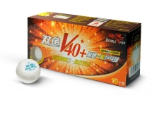 DOUBLE FISH 40+ 1*, 10 мячей в упаковке, белые. Для начинающих игроков. DOUBLE FISH 40+ 1*, 10 мячей в упаковке, белые. Для начинающих игроков.