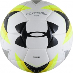 Мяч футзальный тренировочный "Under Armour Futsal 495", р.4, бело-желто-серо-черный