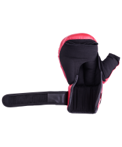 Перчатки для рукопашного боя HSIF RF3108, 8oz, к/з, красный Перчатки для рукопашного боя HSIF RF3108, 8oz, к/з, красный