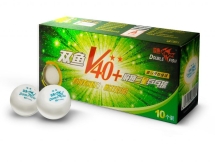 DOUBLE FISH 40+ 2*, 10 мячей в упаковке, белые. Для продвинутых игроков. DOUBLE FISH 40+ 2*, 10 мячей в упаковке, белые. Для продвинутых игроков.