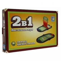 Настольная игра "Пинбол+Баскетбол" Настольная игра "Пинбол+Баскетбол"