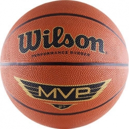 Мяч баскетбольный "WILSON MVP Traditional", размер 5, резина, бутил. камера, коричневый