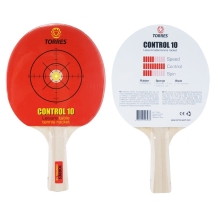 Ракетка для н/т TORRES Control 10, арт.TT0001, для начинающих, накладка 1,5 мм, конич. ручка Ракетка для н/т TORRES Control 10, арт.TT0001, для начинающих, накладка 1,5 мм, конич. ручка