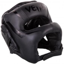 Шлем боксерский Venum Elite Iron Neo Black Шлем боксерский Venum Elite Iron Neo Black