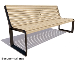 Скамейка чугунная Милан, Лиственница 1,2 м, фото 2 Скамейка чугунная Милан, Лиственница 1,2 м, фото 2