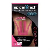 Тейп преднарезанный для нижней части спины SpiderTech, 6 шт. Тейп преднарезанный для нижней части спины SpiderTech, 6 шт.