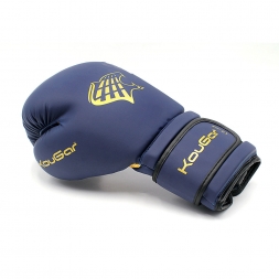 Перчатки боксерские KouGar KO700-6, 6oz, темно-синий, фото 2 Перчатки боксерские KouGar KO700-6, 6oz, темно-синий, фото 2