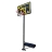 Баскетбольная мобильная стойка DFC STAND44HD1 112x72см (HDPE)