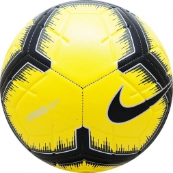 Мяч футбольный любительский "NIKE Strike", р.5, желто-черно-серебристый