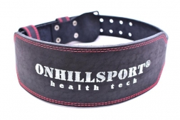 Пояс атлетический 60/150 мм, пряжка, трехслойный Onhillsport, фото 16
