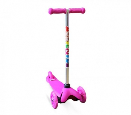 Самокат трехколесный  Moove&amp;Fun  MF-MINI-LED оранжевый, фото 5