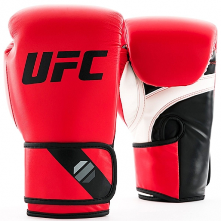 (UFC Перчатки тренировочные для спарринга красные - 8 Oz), фото 1