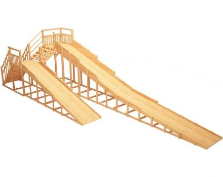 Зимняя деревянная горка "Зима Wood"-9, фото 1