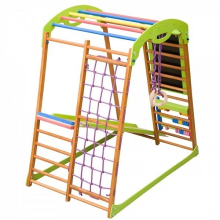 "Детский спортивный комплекс для дома BabyWood Plus ", фото 6
