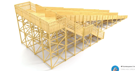 Зимняя горка Савушка Зима Wood 12/1 Без места для хранения, фото 3