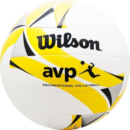 Мяч волейбольный "Wilson AVP II Recreational", р.5, бело-желто-черный, фото 1