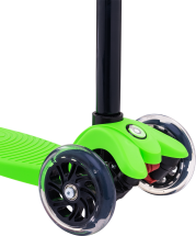 Самокат 3-колесный Snappy 3D, 120/80 мм, зеленый Самокат 3-колесный Snappy 3D, 120/80 мм, зеленый