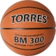 Мяч баск. "TORRES BM300" арт.B02013, р.3, резина, нейлон. корд, бут. камера, темнооранж-черн