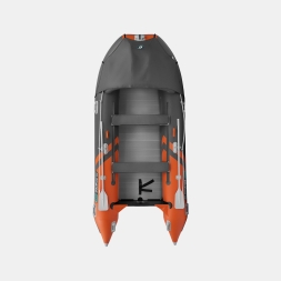 Gladiator C 400 AL ACTIVE Оранжево-темносерый моторная лодка ПВХ Алюминиевый пайол, фото 4 Gladiator C 400 AL ACTIVE Оранжево-темносерый моторная лодка ПВХ Алюминиевый пайол, фото 4