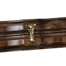 Нарды резные "Медведь" с ручкой 50, Haleyan
