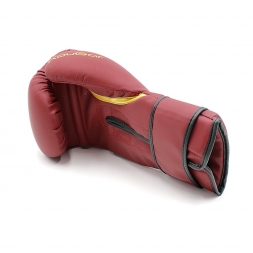Перчатки боксерские KouGar KO800-12, 12oz, бордовый, фото 2 Перчатки боксерские KouGar KO800-12, 12oz, бордовый, фото 2