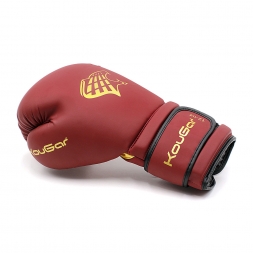 Перчатки боксерские KouGar KO800-14, 14oz, бордовый, фото 2 Перчатки боксерские KouGar KO800-14, 14oz, бордовый, фото 2