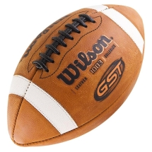 Мяч для американского футбола WILSON GST Official, официальный мяч NCAA и NFHS Мяч для американского футбола WILSON GST Official, официальный мяч NCAA и NFHS