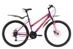 Велосипед Black One Alta 26 D фиолетово-розовый 16"