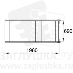 Горка из нержавеющей стали размером 1980х725 мм, фото 4 Горка из нержавеющей стали размером 1980х725 мм, фото 4