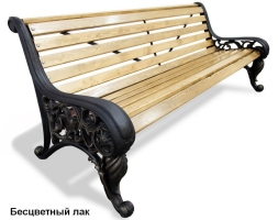 Скамейка парковая Москва, Лиственница 1,5 м, фото 2 Скамейка парковая Москва, Лиственница 1,5 м, фото 2