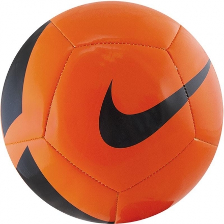 Мяч футбольный любительский "NIKE Pitch Team", р. 5, оранжево-черный, фото 1