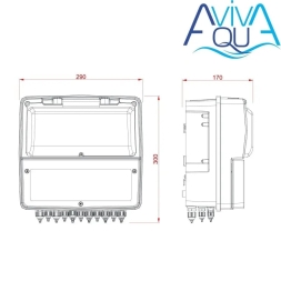 Автоматическая станция дозации без насоса AquaViva pH-Rx-Cl-t°, фото 3 Автоматическая станция дозации без насоса AquaViva pH-Rx-Cl-t°, фото 3