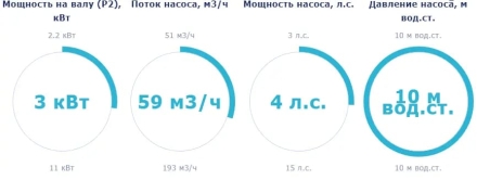 Насос с префильтром Saci Pumps CF-2 400, фото 2