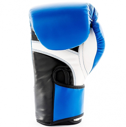 (UFC Перчатки тренировочные для спарринга голубые - 16 Oz), фото 4