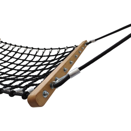 Гамак Hammock из армированного каната 161х100 см со столбами для детской площадки, фото 5