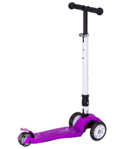Самокат 3-колесный Smart 3D, 120/80 мм, фиолетовый Самокат 3-колесный Smart 3D, 120/80 мм, фиолетовый