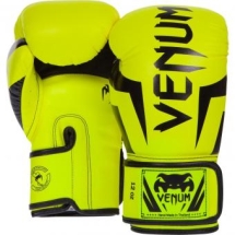 Перчатки боксерские Venum Elite Neo Yellow Перчатки боксерские Venum Elite Neo Yellow