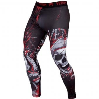 Компрессионные штаны Venum Pirate 3.0 Black/Red, фото 1