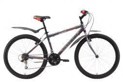Велосипед Stark'17 Respect 26.1 RV серо-красный 16"