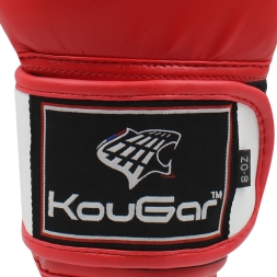 Перчатки боксерские KouGar KO200-6, 6oz, красный, фото 6 Перчатки боксерские KouGar KO200-6, 6oz, красный, фото 6