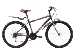 Велосипед Stark'17 Respect 26.1 RV серо-красный 18"