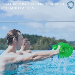 Аквагантели HYDROREVOLUTION Aqualogix Bells зеленый , фото 7